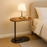 Minimalist Wooden Side Table – Modern Bedside & Living Room Accent Table