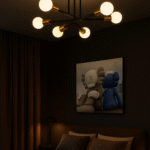 Cross Border Ceiling Lamp – Modern Chandelier for Bedroom