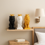 King Lion with Crown – Premium Home Decor Piece