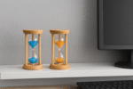 Small Wooden Hour Glass – Elegant Timer - Image 3