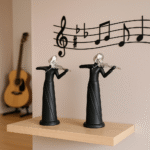 Lady with Violin Decor Piece - Image 3