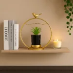 Elegant Bird Cage Plant Pot – Golden & Black Decorative Accent - Image 2