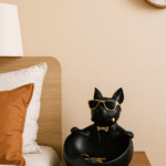 German Bull Dog with Ornament Bowl