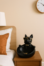 German Bull Dog with Ornament Bowl