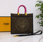 Luxury Tote Bag with Crossbody Strap - Image 2