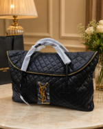 Luxe Quilted Tote Handbag