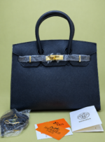 Premium Leather Top Handle Handbag - Image 2