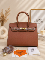 Premium Leather Top Handle Handbag - Image 6
