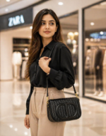 Signature Top Handle Sling Handbag - Image 2