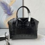 Luxe Monogram Top Handle Handbag