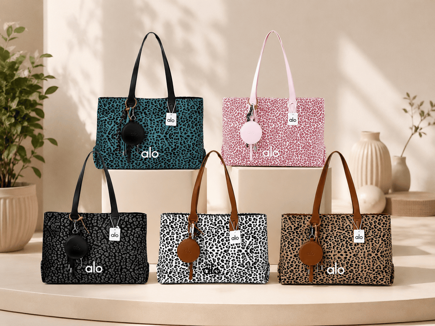 ChatGPT Image May 12, 2026 at 07_44_39 PM Alo Leopard Print Everyday Tote Bag - Image 1