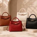 Luxe Weave Medium Handbag