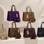 BAGCO Luxe 2-in-1 Structured Handbag Set