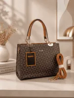 Diophy Geometric Pattern Women Handbag - Image 2