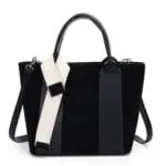 Veloura Dual Tone Tote Bag - Image 6