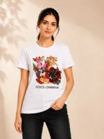 Bloom Affair Floral Art Tee - Image 4