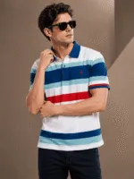 Premium Striped Polo Shirt - Image 4