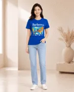 Women’s Abstract City Graphic Premium Cotton T-Shirt - Image 2