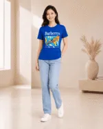 Women’s Abstract City Graphic Premium Cotton T-Shirt - Image 3