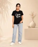 Women’s Black Calvin Klein Graphic Logo T-Shirt