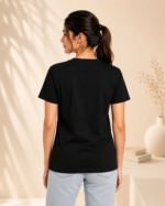 Women’s Black Calvin Klein Graphic Logo T-Shirt - Image 4